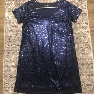 Blue sparkle dress